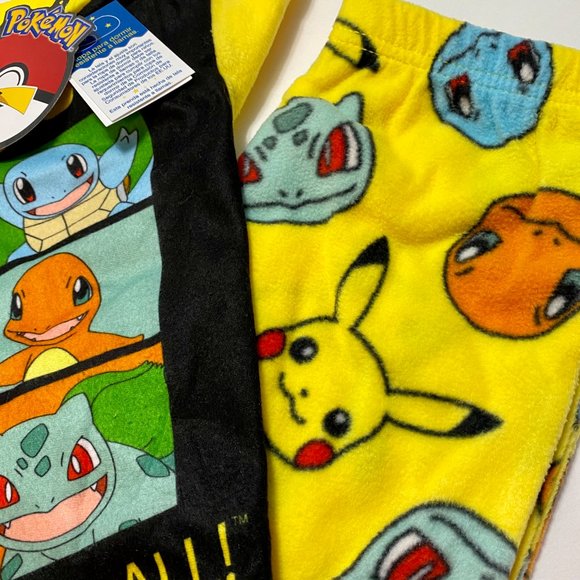NWT Pokemon Pikachu 2-Piece Pajama Set-Boys Size 4 - Picture 6 of 6